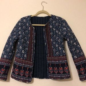 Zara floral print jacket